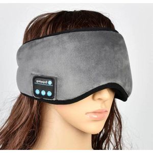 Eyeshade Sleep Eye Mask Draadloze Bluetooth 5.0 voor Mannen Vrouwen - Smart Eye Mask 3D Wireless Music Sleeping Eye Mask Sleeping Headphones - Grijs