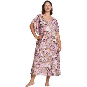 Bedrukte satijn gebreide hostess jurk