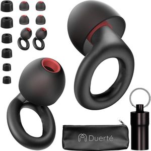 Duerté Oordopjes – Geluidsdemping voor Slaap, Focus en Reizen – Herbruikbare Gehoorbescherming met Comfortabele Pasvorm