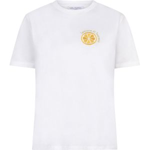 Lofty Manner T-shirt T Shirt Elin Qc15 100 White Dames Maat - L