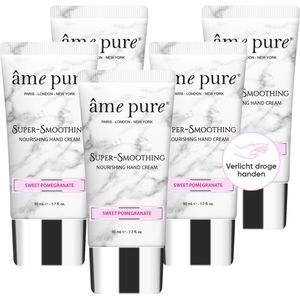 âme pure SUPER-SMOOTHING HANDCRÈME - Set Voor Droge Handen Met Vitamine E 5 St.
