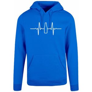 7311 - Hoodie - Heartbeat-Cobalt Blue-XS