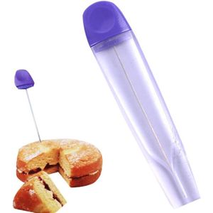 Cake Tester Probe Leuke Spies Rvs Cupcake Muffin - Roeren Pin - Bakken Koken Brood Keuken Tool - Silicone Handleiding Toevoegen .