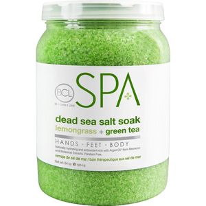 BCL SPA - Dead Sea Salt Soak Lemongrass + Green Tea - 1892 gr