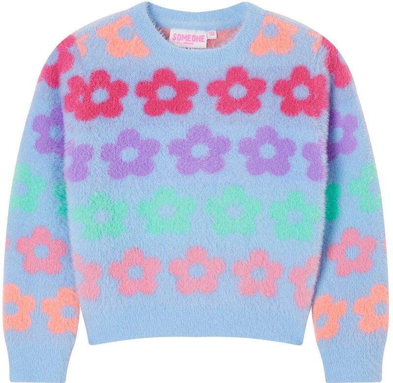 Someone - TALIA-SG-12-A - Meisjes Trui - Lichtblauw