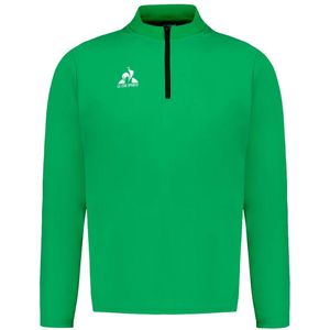 Le Coq Sportif 2421654 N°1 Training Sweatshirt Met Halve Rits Groen XL Man