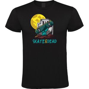 Klere-Zooi - Skate Until Dead - Zwart Heren T-Shirt - 3XL