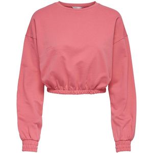 Only - Zenia Unb Elastic Sweatshirt - Roze - Dames