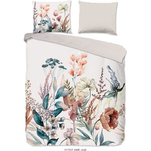 Good Morning flanellen dekbedovertrek 1 persoons (140x220 cm)