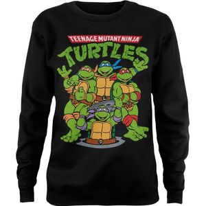 Teenage Mutant Ninja Turtles Group Girly Sweatshirt Damen Black-S