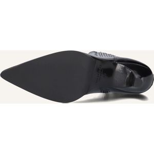 Lina Locchi - AV 258 - Enkellaarsjes - Zwart - Leer