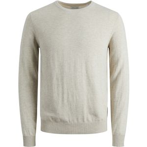 Jack & Jones - Heren Trui Emil Knit Crew Neck - Beige - Maat M