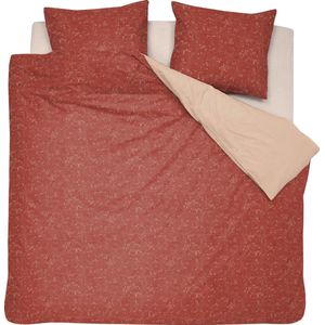 Damai - Dekbedovertrekset - Bio Katoen 240x200/220 cm - Rood