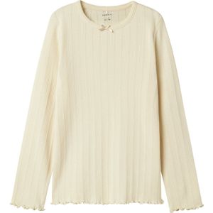 NAME IT - NKFNOLEA LS SLIM TOP PB - Meisjes - Blouses