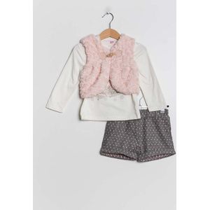 Drie delig kleding setje voor kinderen - broekje/t-shirt/vestje - 36 maanden