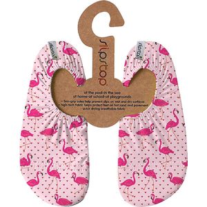Slipstop Sisi - roze met roze flamingo's