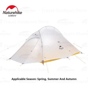 Naturehike Cloud Up 2 - 2 persoons tent - Lichtgewicht tent - Incl. grondzeil - 20D 4000MM - Outdoor - Waterdicht