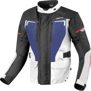 Bogotto Aveno 3in1 Waterdichte Textiele Motorjas Zwart Blauw - Maat XL - Jas