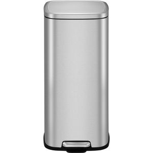 EKO Stella pedaalemmer 30 liter - mat RVS - Soft-Close - Prullenbak