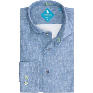 Overhemd Performance Gemêleerd Mid Blue (7.22.025.760 - 312)