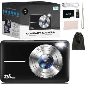 K&L - Digitale Camera - Compact Camera - Inclusief 32GB - NL Software