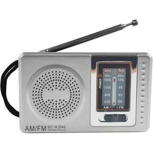 Draagbare AM/FM Zakradio - Lichtgewicht, Sterke Ontvangst & Langdurig Gebruik