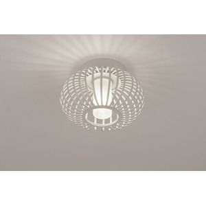 Lumidora Plafondlamp 74286 - G9 - Wit - IJzer - Badkamerlamp - IP44 - 18 cm