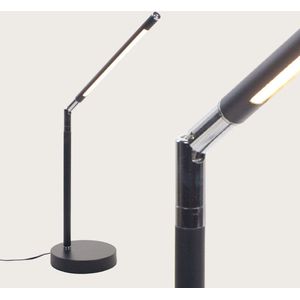 Moderne bureaulamp Ugellos-s1 lichtss-szwarts-smetaals-s30 / 60 cms-sØ 13 cm voets-sdimbaars-smodern design