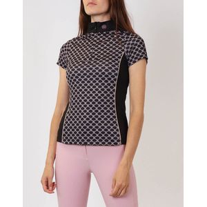 Rebel By Montar Trainingsshirt Rebel By Montar Ao Printed Zwart-roze