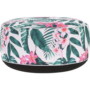 In & Out Deco Poef Color Flower - Opblaasbaar - Outdoor - Rond 50 cm - hoog 25 cm