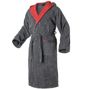 Badjas met capuchon van fijn katoen - pluisige kimono voor dames en heren - beschikbaar in kleuren en maten S tot 8XL