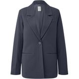 QS - Blazers - Saffier - Effen - Lange Mouw - Normale Pasvorm