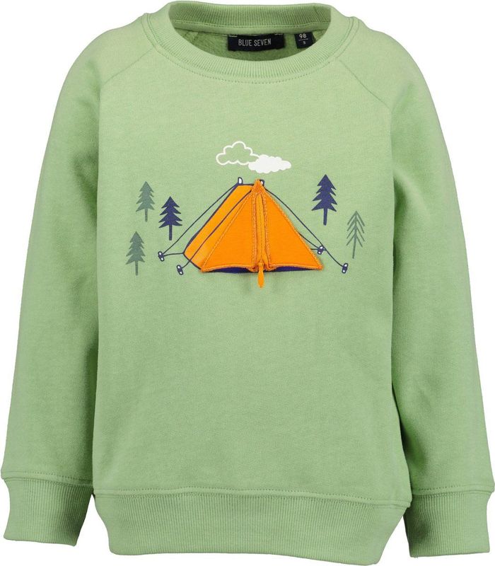 Blue Seven - Jongens Sweater - Olijf - 110