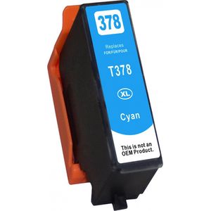 Boxstuff compatibel inktcartridge geschikt voor Epson 378 / 378XL - Cyaan - Geschikt voor Epson Expression Photo XP-8500, XP-8600 en XP-8700 - Inktpatroon - inkt