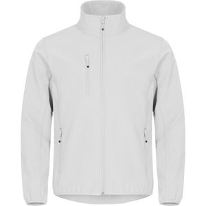 Clique Classic Softshell Jacket Wit maat S