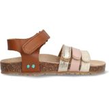 BunniesJR - Babs Beach - Platte Sandalen - Cognac - Imitatieleer
