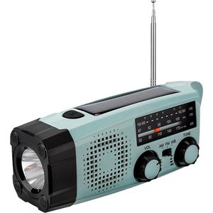 Radio - Noodradio - Weerradio - Radio voor Noodgevallen - Nood - Muziek - Nieuws - Noodpakket - Rampen - Praktisch - Zonneenergie