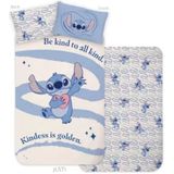 Stitch - Kindness - Dekbedovertrek - 100 x 135 cm