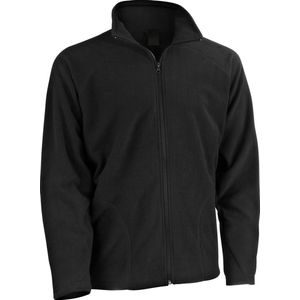 Senvi Basic Fleece Vest - Thermisch laag microfleece - Kleur Zwart - Maat XL