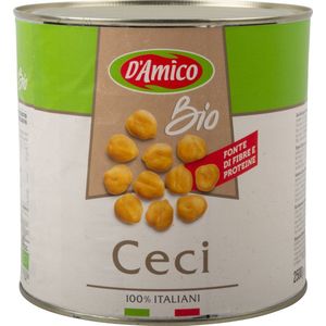 D'Amico Kikkererwten, BIO - Blik 2,5 kilo