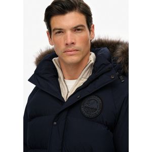 Superdry - Everest Longline Baffled Parka - Winterjas - Oversized
