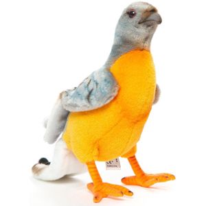 Hansa tropische pluche duif vogel knuffel 20 cm