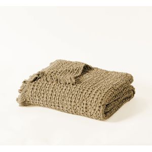 Vital Home - Katoenen Bedsprei - Beige - 180x220 cm