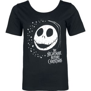 The Nightmare Before Christmas Jack Skellington Dames T-shirt - zwart - S
