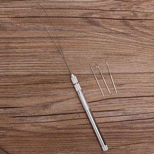 Lus Naald Haarverlenging Gereedschap - Aluminium Handvat Micro Kralen Looper Threader