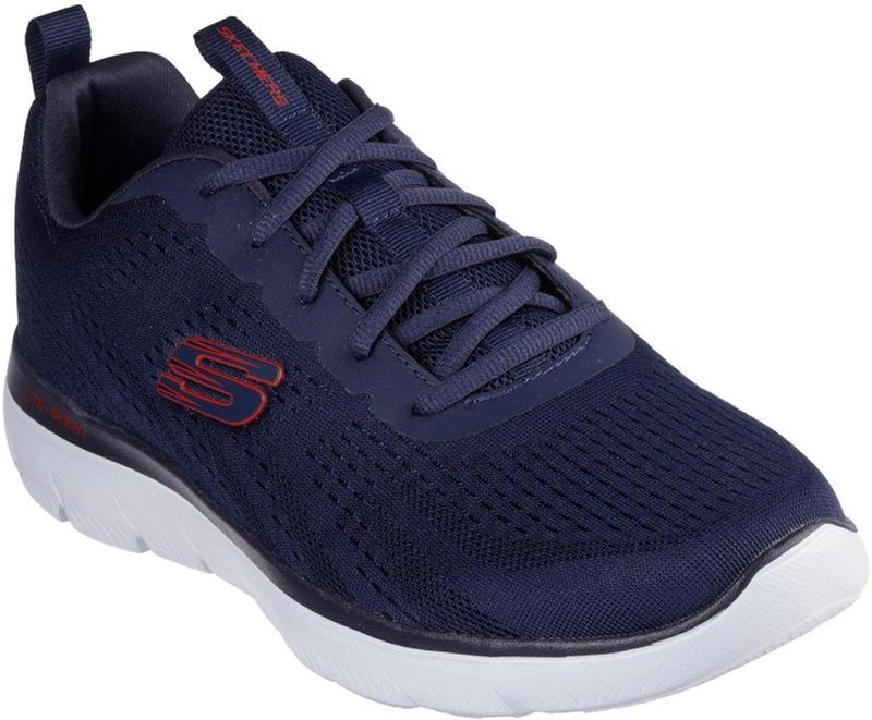 Skechers - Summits - Actieve Sneaker - Zwart - Mesh - Memory Foam