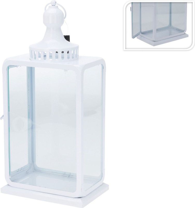 Nampook - Lantaarn - Wit - 22x46 cm - Windlichten