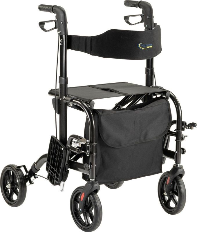 MultiMotion Duo rollator en rolstoel in 1 - PU banden
