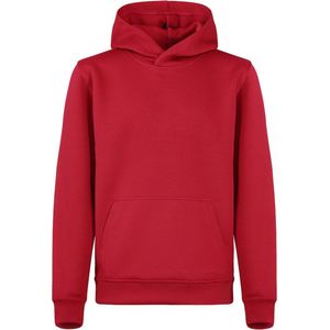 Clique Basic Active Hoody Junior 021067 - Rood - 150-160