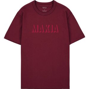 Makia - Shadow - T-shirt - Rood - Korte Mouwen